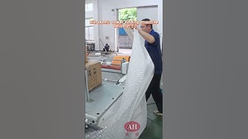 The newly upgraded fully automatic ultrasonic towel slicing and folding machine has been shipped!