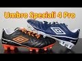 Umbro Speciali 4 Pro Depth Blue and Shocking Orange - Unboxing + On Feet