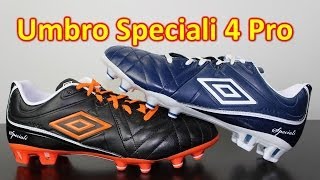 Umbro Speciali 4 Pro Depth Blue and Shocking Orange - Unboxing + On Feet