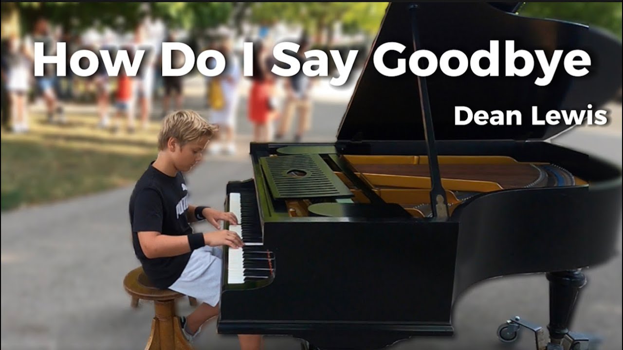 How Do I Say Goodbye 🥺 by Dean Lewis - Piano in Public by David Leon (Street Piano)