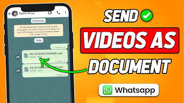 How To Send Video As Document In Whatsapp Android (2025 New Method)