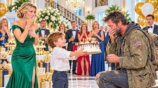 The Billionaire’s Son Gave His Birthday Cake to a Homeless Veteran—Then He Whispered, “Dad
