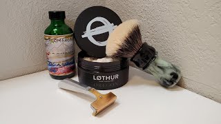 Løthur Grooming Oregon, Schick Type F Injector Razor, & A A Shaving Oak Ash Thorn Aftershave Splash