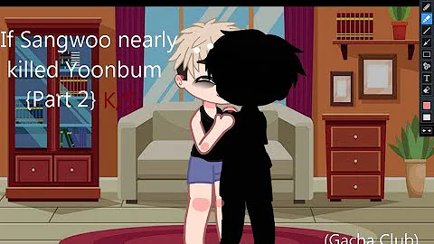 If Sangwoo nearly killed Yoonbum 2/2 (Gacha Club)  [K/S] {Warning:Blood, Abuse, death, Au, Mistakes}