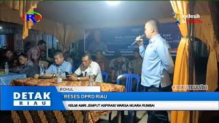 KELMI AMRI JEMPUT ASPIRASI WARGA MUARA RUMBAI