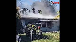 Structure fire in Clearwater