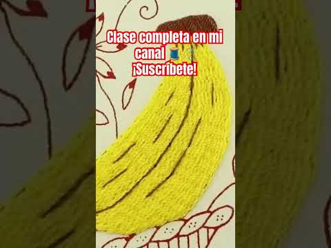 Bordado fácil de frutas #embroidery #bordadofantasia #handmade #bordandoarte #puntadas #bordar
