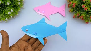 How To Make A Paper Shark | Handmade Origami Shark Step By Step | DIY Paper Toy Ideas
