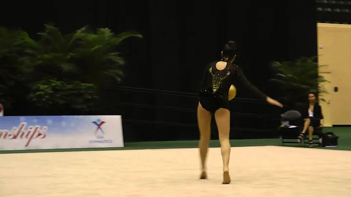 Erica DerMesropian - Ball - All-Around Final - 2013 U.S. Rhythmic Championships