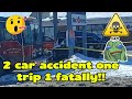 2 ACCIDENTS IN ONE VIDEO AND ONE HAD A FATALITIE AS WELL AS CLOSE ACCIDENTS MANY OTHER TIMES!! 