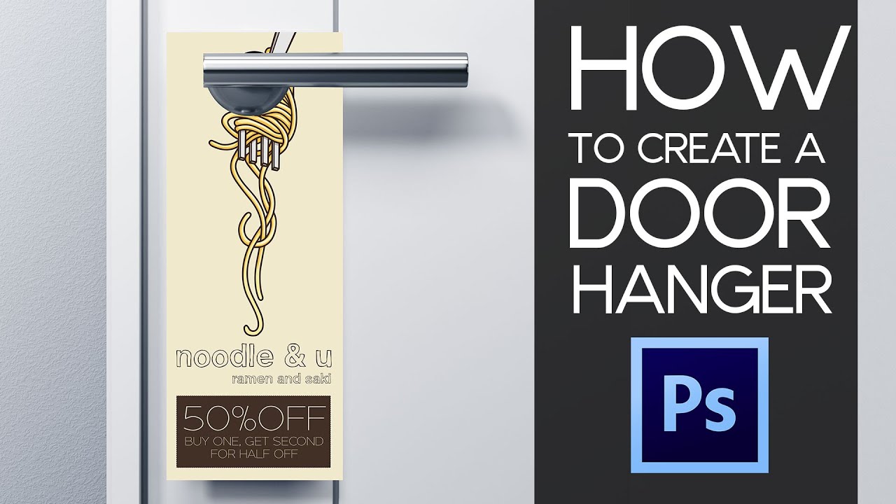 How to Create a Door Hanger YouTube
