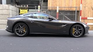 Jamboolio records a stunning silverstone gray ferrari f12berlinetta in
geneva. here you can hear the 6.3-litre v12 engine startup, exhaust
sound and loud acc...