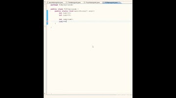 Swap two numbers using third variable in java #Shorts #java