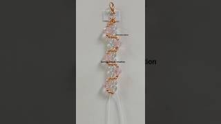 Simple &amp; Elegant Crystal Beads Bracelet Tutorial🤍✨ || Bracelet Tutorial for beginners #diy #bracelet
