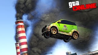 ОПАСНЫЕ ГОНКИ НА ЗАВОДЕ! ГЛАВНОЕ - НЕ ПРОВАЛИСЬ В ТРУБУ.. GTA 5 ONLINE (ГТА 5 ГОНКИ)