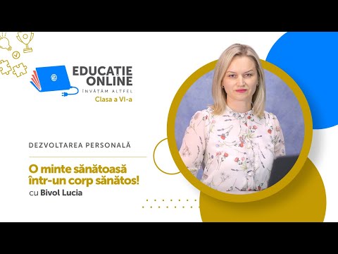 Video: O Minte Sănătoasă într-un Corp Sănătos