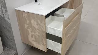 Devit 0021160SO CITY Тумба 80 з раковиною, колір дубу (2пак)