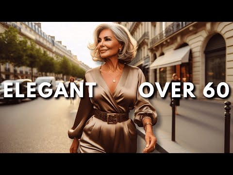 How to wear elegant jumpsuits for women over 60? Don't miss these tips! | #over60 #jumpsuit