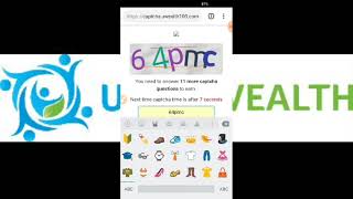 UNITY WEALTH (Captcha Typing at Home) Online Jobs👌💱💴💸👍