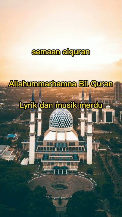 allahummarhamna bil quran sholawat merdu #shorts