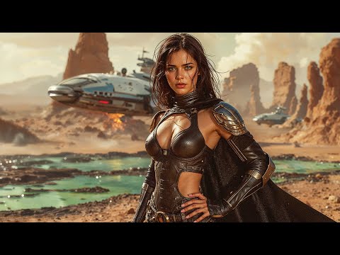 Warrior of the Alien Wastelands — Epic Sci-Fi Woman
