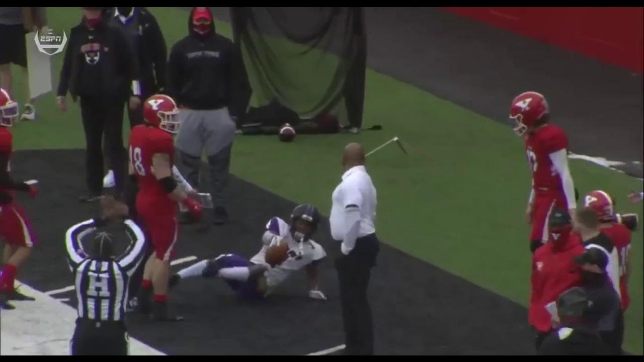 Youngstown State Football Coach Takes Cheap Shot At Northern Iowa WR On Sideline YouTube