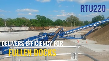 EDGE RTU220 Radial Truck Unloader delivering efficiency gains for Fullen Docks