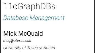 11cGraphDBs
