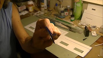 "HO" ENGINE HOUSE SCRATCH  BUILD