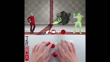 Charge motion on Hit Box #HitBox #HowToHitBox #KOF #KOFXV #Leverless