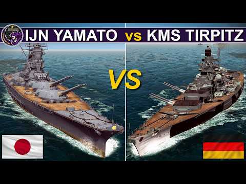 Boss Fight, What If Germany Boshed Japan's Greatest Ship| Yamato vs Tirpitz | War on the Seas