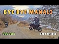 Goodbye Manali: The Hardest Ride Back Home! 🥺 | End of Himachal Series | MotoRider DK
