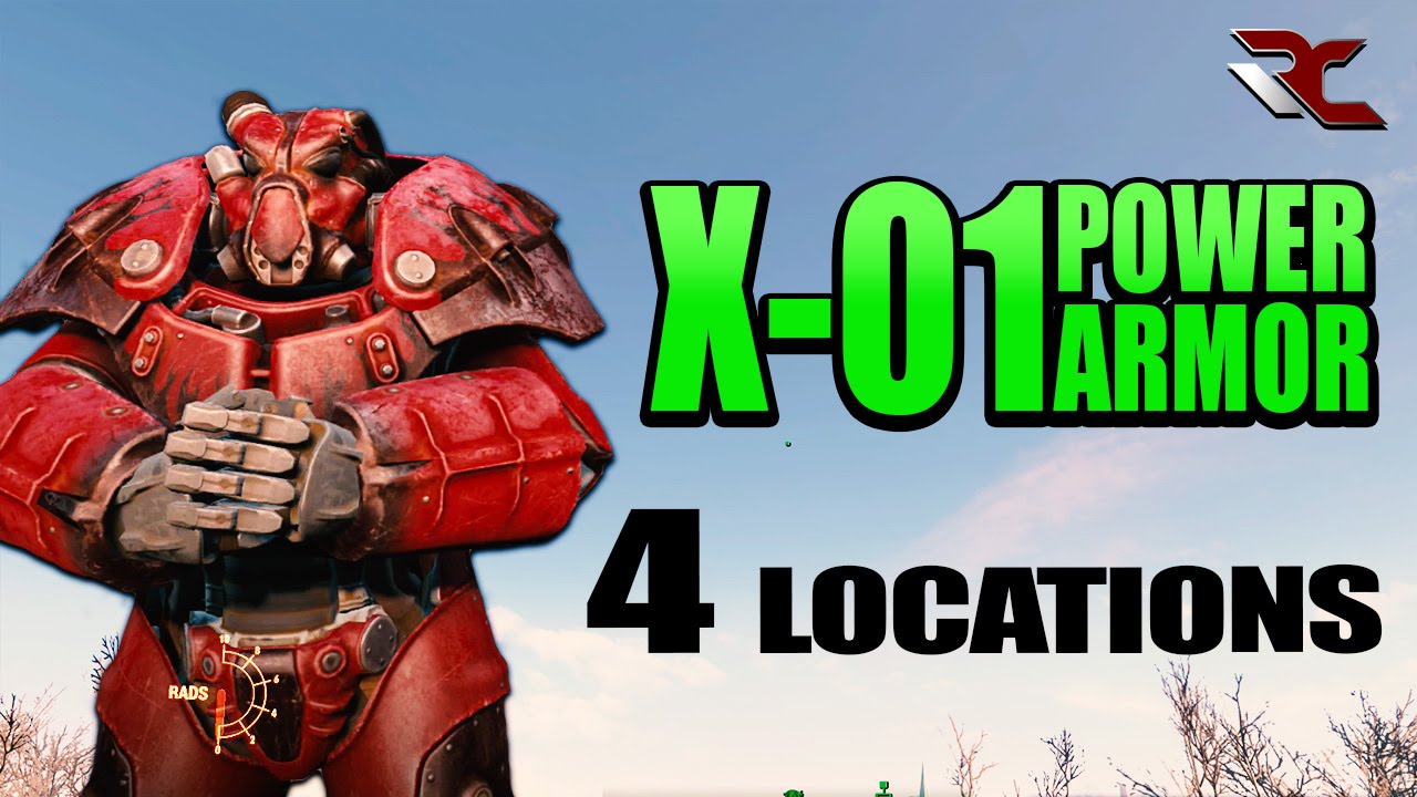 Fallout 4 - X-01 Power Armor Locations - How to to find the best power