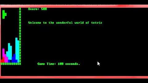 C++ Tetris Clone I Made