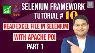 Selenium Framework Tutorial #10 - Read Excel File in Selenium with Apache POI - Part 1