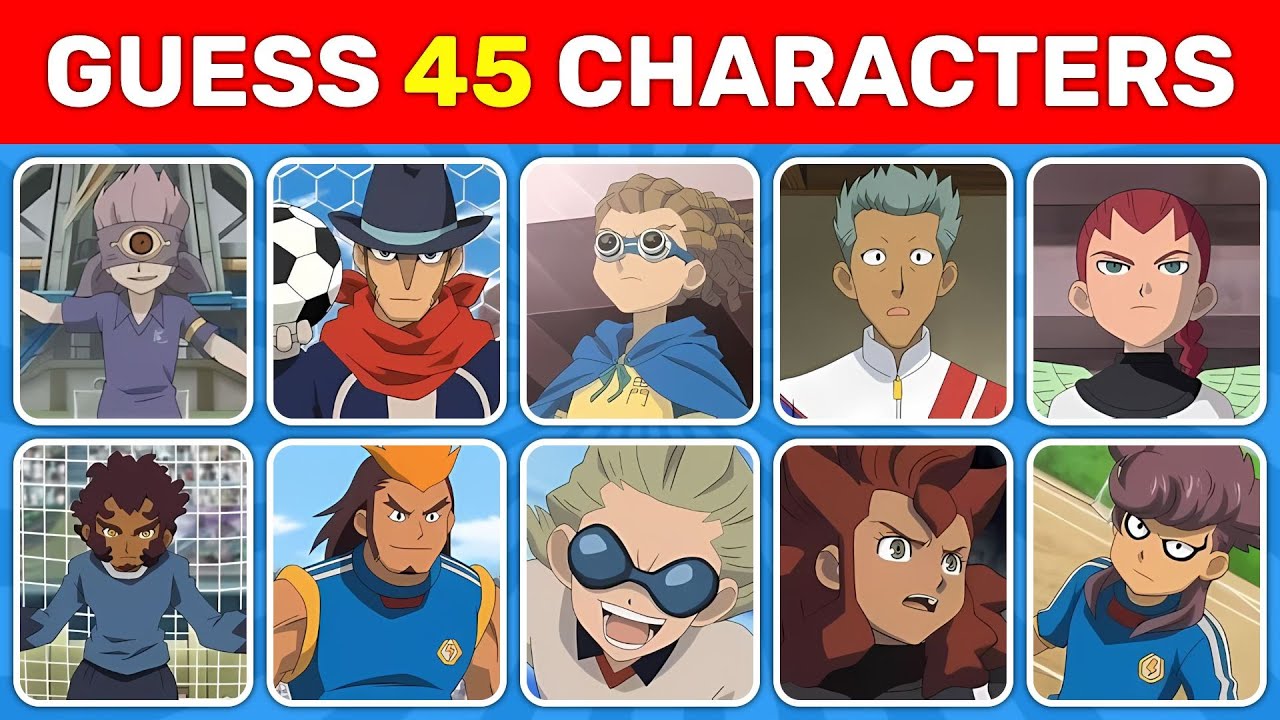 Guess 45 Inazuma Eleven characters in 3 seconds !