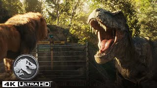 Os Melhores Momentos da T. rex em 4K HDR | Jurassic World