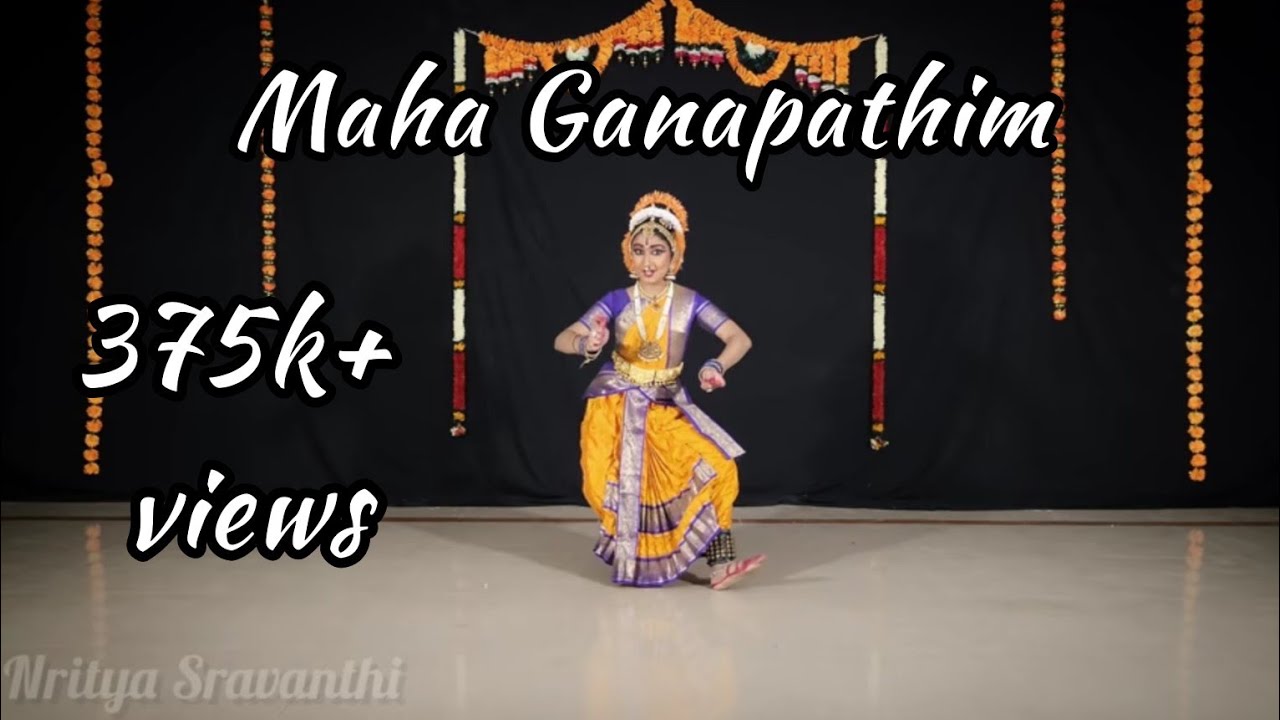 Maha Ganapathim  Kuchipudi  Sudeepthi   NRITYA SRAVANTHI