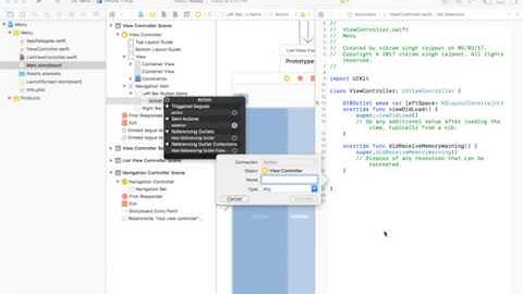 ios Side Menu (Xcode 8, swift 3)