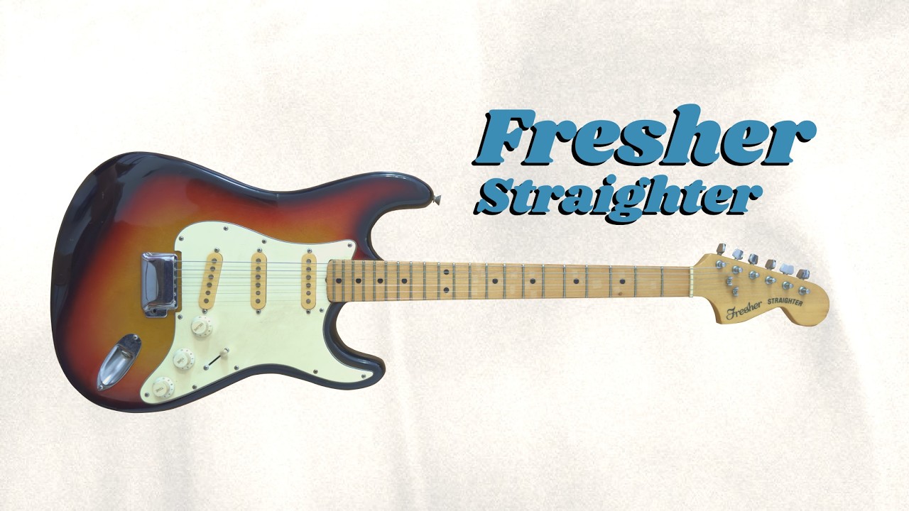 『日本製・鳴り抜群』Fresher Straighter Stratocaste Fresher Straighter Stratocaster (1970s) - YouTube