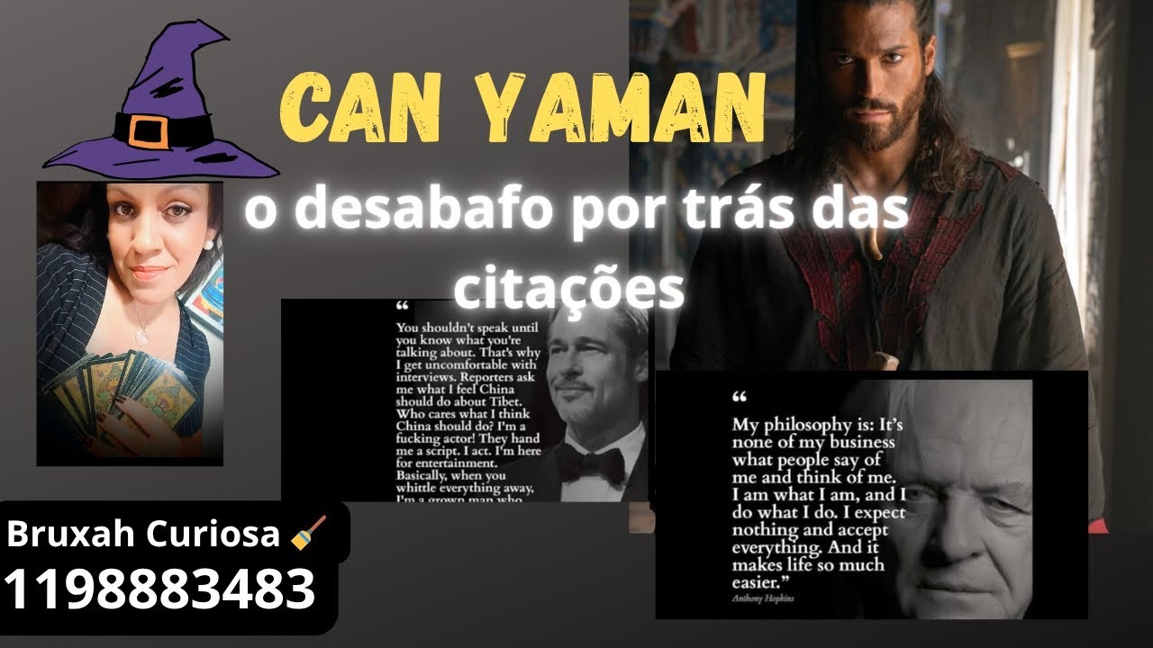 😱 Can Yaman:  O desabafo por trás das citações!📃