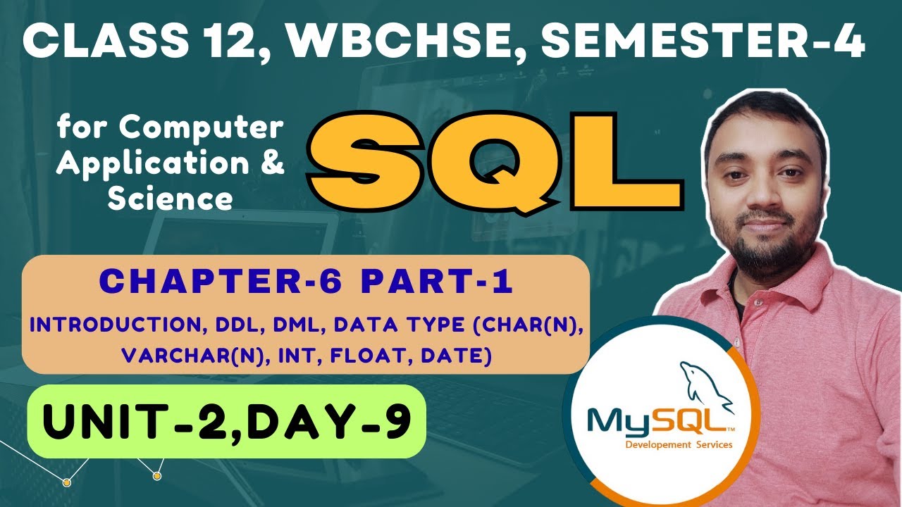 SQL Part-1 Class12 Semester 4 🔥 | Chapter 6 Unit 2 | Computer ...
