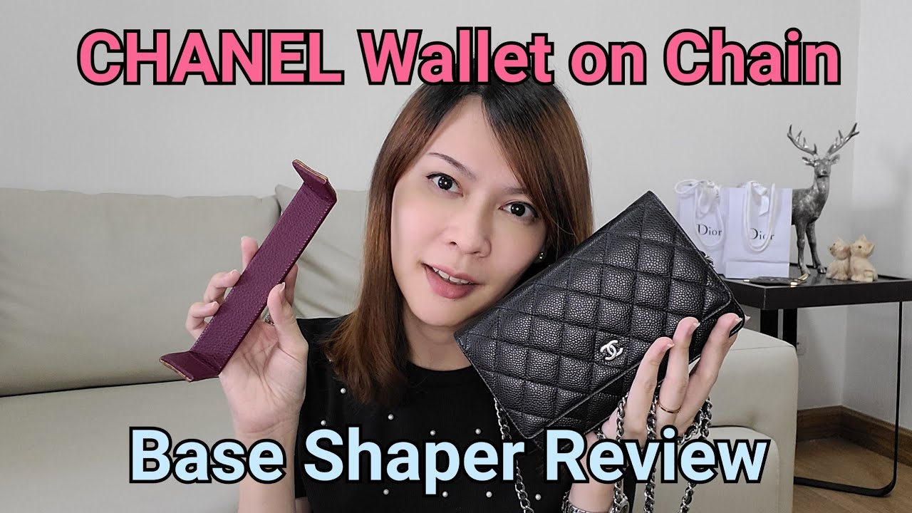 Review #CHANEL Wallet on Chain BASE SHAPER, #WOC, How to Use, What it  looks like?