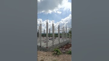 Install formwork for column heights 6m Ep03 #construction #design #home #house #work #architecture