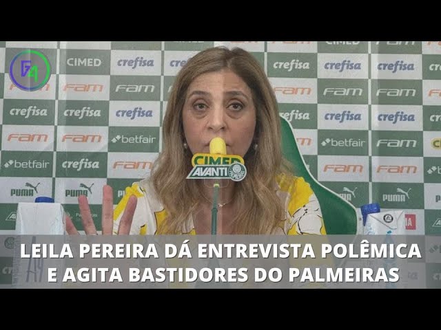 VÍDEO! Leila Pereira comemora empate do Palmeiras e se mantém