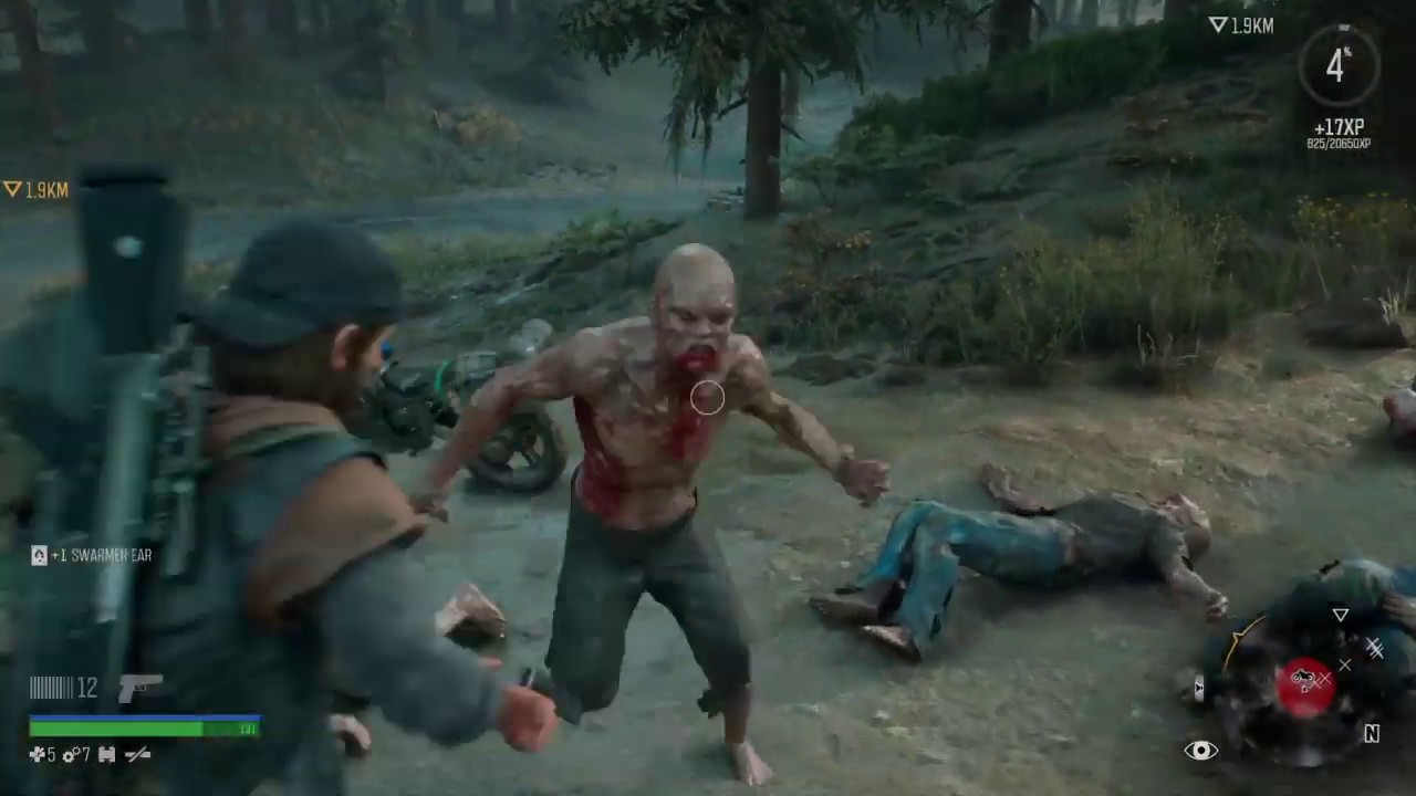 DAYS GONE horse lake cave horde fight