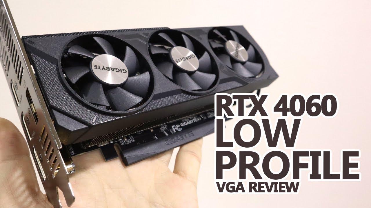 Gigabyte GeForce RTX 4060 OC Low Profile Graphics GV-N4060OC-8GL