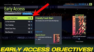 NEW EARLY ACCESS OBJECTIVES! - FIFA 22 Ultimate Team