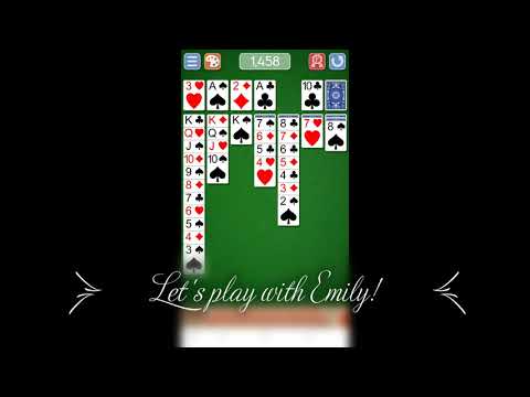 Solitaire Deluxe 2 card game play/Level 7 with 129 Moves