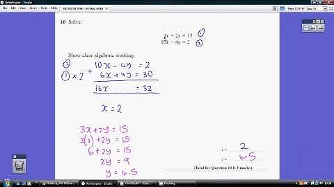 1R) Edexcel IGCSE Maths Higher Tier 1HR - 24 May 2018